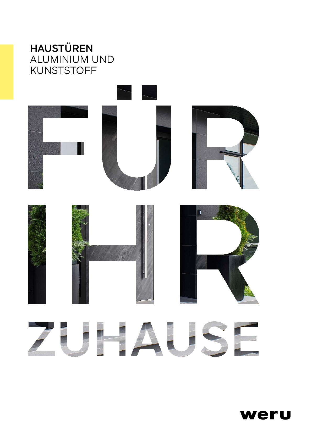 Haustüren aus Kunststoff und Aluminium Vorschaubild von Dokument: Haustüren aus Kunststoff und Aluminium