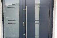 Aluminium-Haustür mit Seitenteil in Ratingen